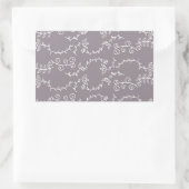 Sticker Rectangulaire feuilles et baies (Sac)