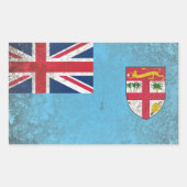 Sticker Rectangulaire Fidji (Devant)