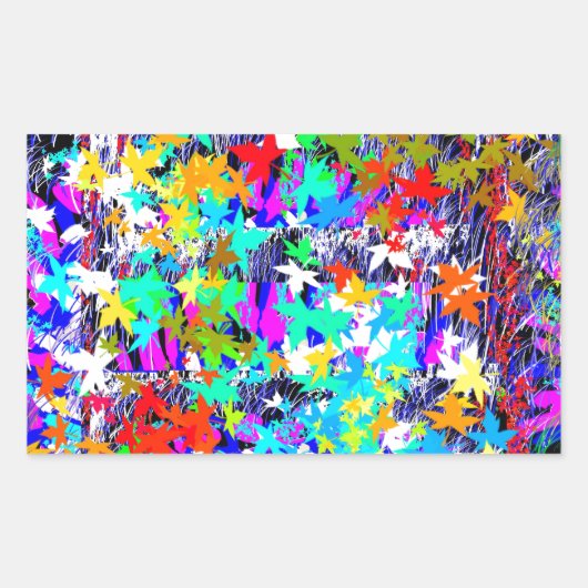 Sticker Rectangulaire FIER MAPLE canadien (Devant)