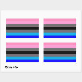 Sticker Rectangulaire Fierté Ambonec (Feuille)