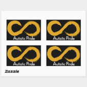 Sticker Rectangulaire Fierté autistique (Feuille)