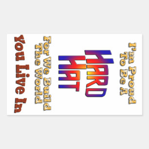 Sticker Rectangulaire Fierté Casquette