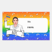 Sticker Rectangulaire Fierté de l'AOC (Devant)