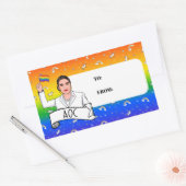 Sticker Rectangulaire Fierté de l'AOC (Enveloppe)