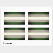 Sticker Rectangulaire Fierté Greyromantic (Feuille)