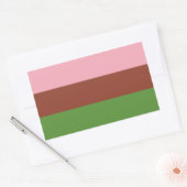 Sticker Rectangulaire Fierté gynosexuelle (Enveloppe)