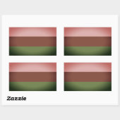 Sticker Rectangulaire Fierté gynosexuelle (Feuille)