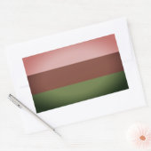 Sticker Rectangulaire Fierté gynosexuelle (Enveloppe)
