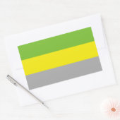 Sticker Rectangulaire Fierté lithromantique (Enveloppe)