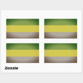 Sticker Rectangulaire Fierté lithromantique (Feuille)