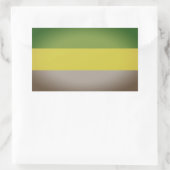 Sticker Rectangulaire Fierté lithromantique (Sac)