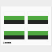 Sticker Rectangulaire Fierté Neutrois (Feuille)