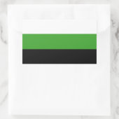 Sticker Rectangulaire Fierté Neutrois (Sac)