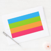 Sticker Rectangulaire Fierté panoromantique (Enveloppe)