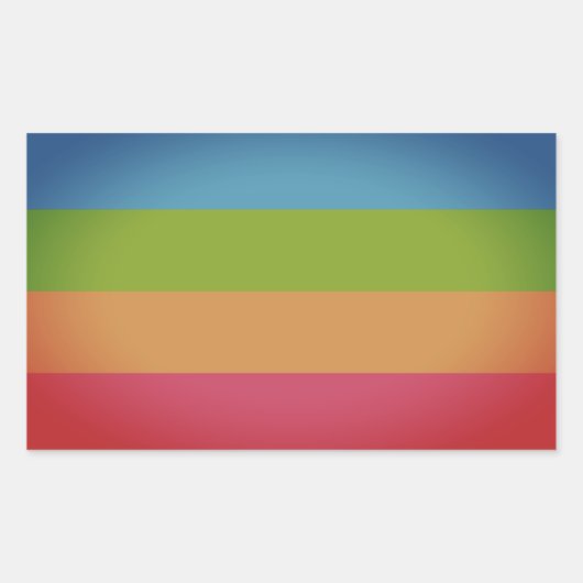 Sticker Rectangulaire Fierté panoromantique (Devant)