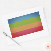 Sticker Rectangulaire Fierté panoromantique (Enveloppe)