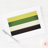 Sticker Rectangulaire Fierté Skoliosexuelle (Enveloppe)