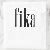 Sticker Rectangulaire Fika (Sac)