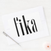 Sticker Rectangulaire Fika (Enveloppe)