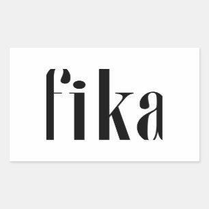 Sticker Rectangulaire Fika