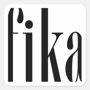 Sticker rectangulaire Fika