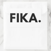 Sticker rectangulaire Fika Bold (Sac)