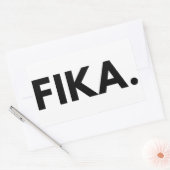 Sticker rectangulaire Fika Bold (Enveloppe)