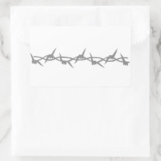 Sticker Rectangulaire Fil Barbe (Sac)