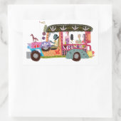 Sticker Rectangulaire Filipino Jeepney Ride (Sac)