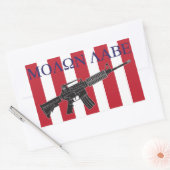 Sticker Rectangulaire Fils de Molon Labe d'autocollant de liberté (Enveloppe)