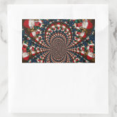 Sticker Rectangulaire Fils de vacances : Ensemble de papeterie d'art de (Sac)