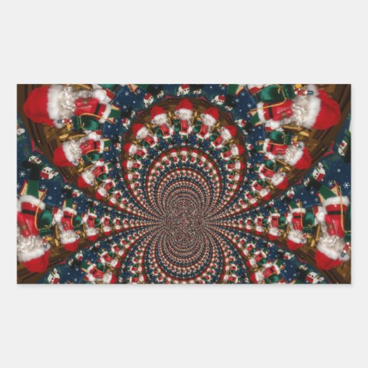 Sticker Rectangulaire Fils de vacances : Ensemble de papeterie d'art de (Devant)