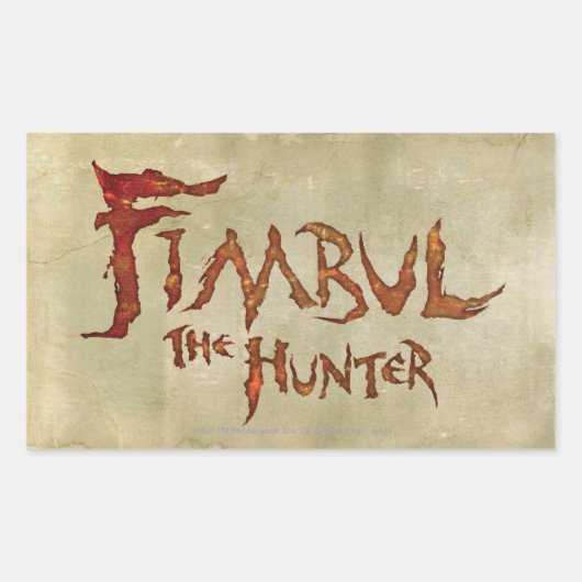 Sticker Rectangulaire Fimbul Le Chasseur (Devant)