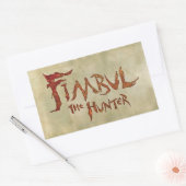 Sticker Rectangulaire Fimbul Le Chasseur (Enveloppe)