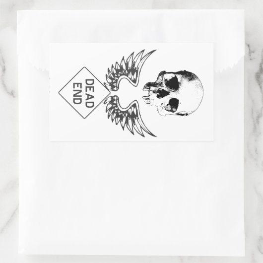 Sticker Rectangulaire Fin morte (Sac)