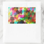 Sticker Rectangulaire Fine Cool Abstraite Cute Girly Retro Mode (Sac)