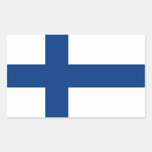 STICKER RECTANGULAIRE FINLANDE (Devant)