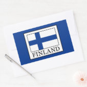 Sticker Rectangulaire Finlande (Enveloppe)
