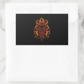 Sticker Rectangulaire Fire owl (Sac)