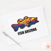 Sticker Rectangulaire Fish Arizona (Enveloppe)