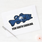 Sticker Rectangulaire Fish South Carolina (Enveloppe)