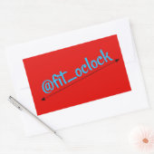 Sticker Rectangulaire Fit O'clock Gains Jour Lifting (Enveloppe)