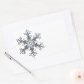 Sticker Rectangulaire Flacon de neige (Enveloppe)