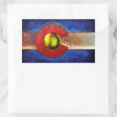 Sticker Rectangulaire Flag du Colorado (Sac)