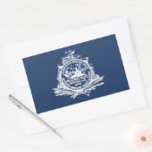 Sticker Rectangulaire Flag of Charleston, South Carolina (Enveloppe)