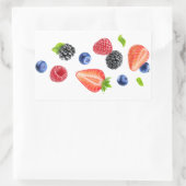 Sticker Rectangulaire Flammes (Sac)