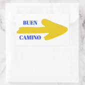 Sticker Rectangulaire Flèche camino Buen (Sac)