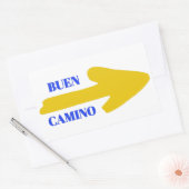 Sticker Rectangulaire Flèche camino Buen (Enveloppe)