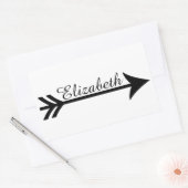 Sticker Rectangulaire Flèche personnalisée (Enveloppe)