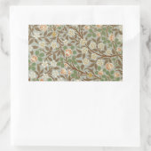 Sticker Rectangulaire Fleur botanique de trèfle William Morris (Sac)